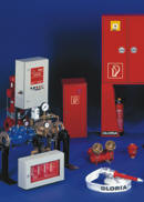 Wandhydranten, Schutzschränke und Zubehör